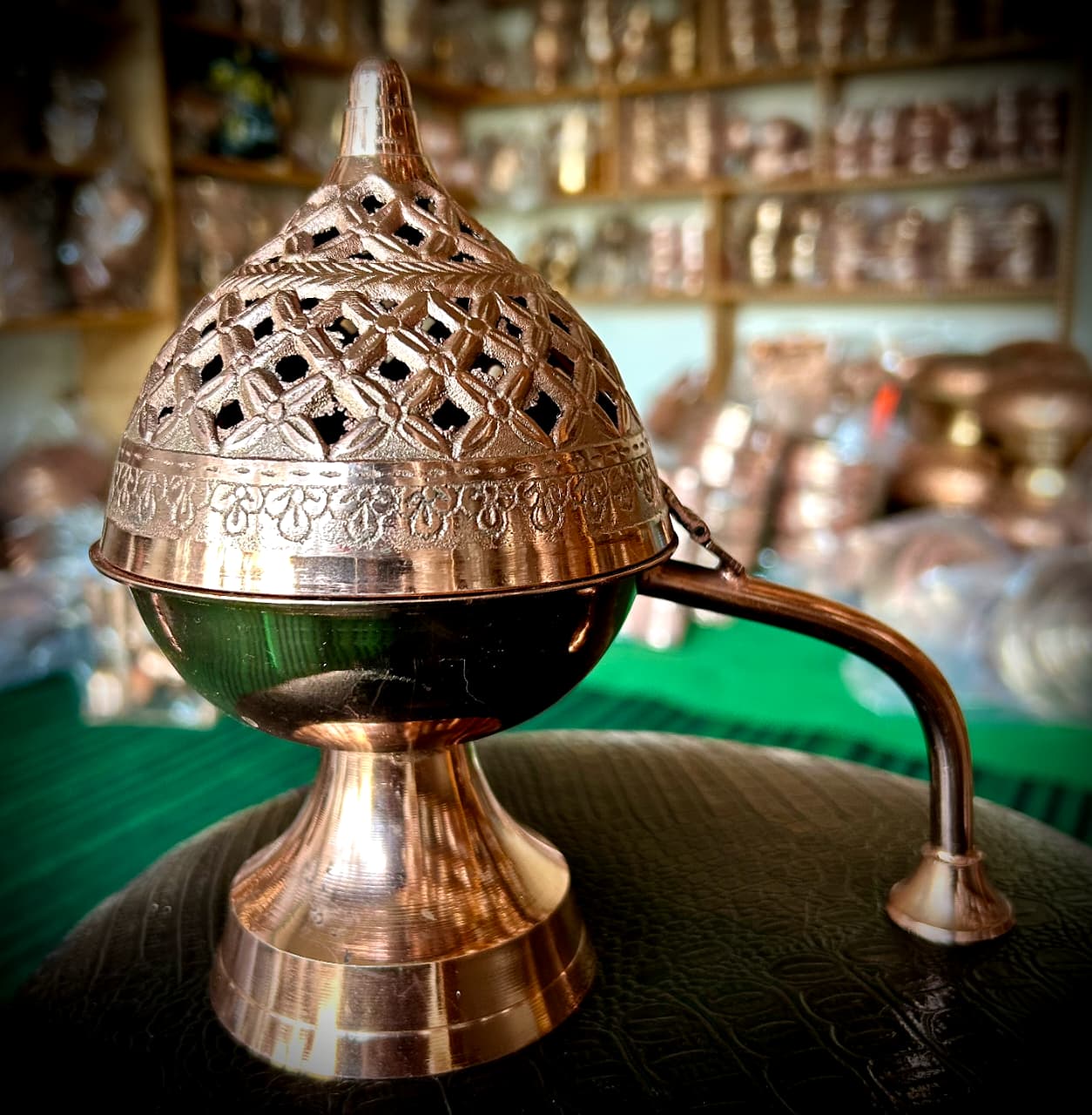 Ornate Copper Container